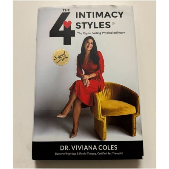 The 4 Intimacy Styles By Dr. Viviana Coles Signed Paperback - Picture 1 of 3